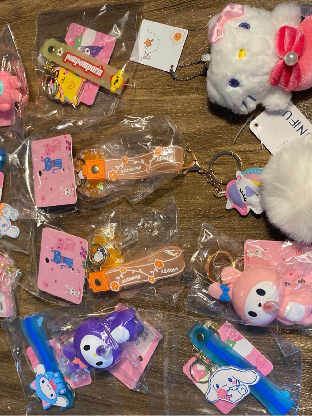 Sanrio Multi-Character Key Chains Junk Journal set of 12